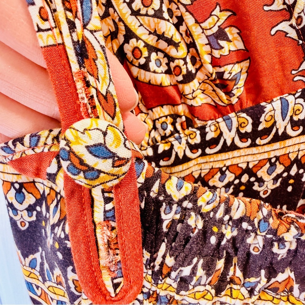 EUC Angie Multicolor Paisley Dress - Picture 7 of 9